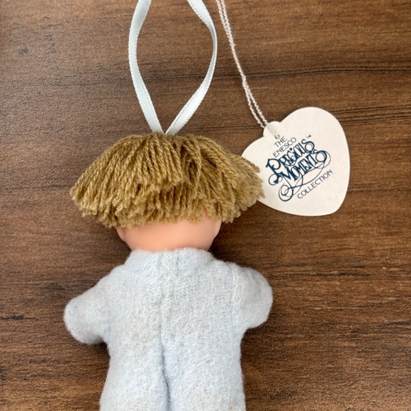 Vintage HI BABIES 1991 Precious Moments BOY DOLL Figure Toy Ornament Enesco - P - Picture 7 of 9